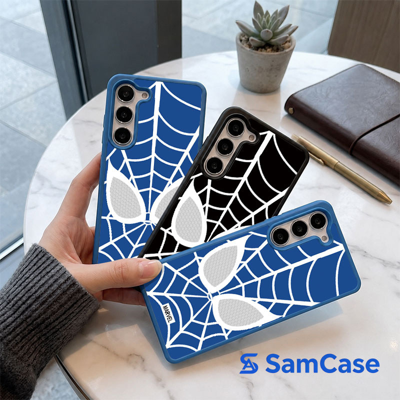 เคสแม่เหล็กซัมซุง ลายแมงมุม ฮีโร่เท่ กันกระแทก สำหรับ Samsung A06 A07 A15 A16 A17 A26 A35 A36 A55 A56 5G