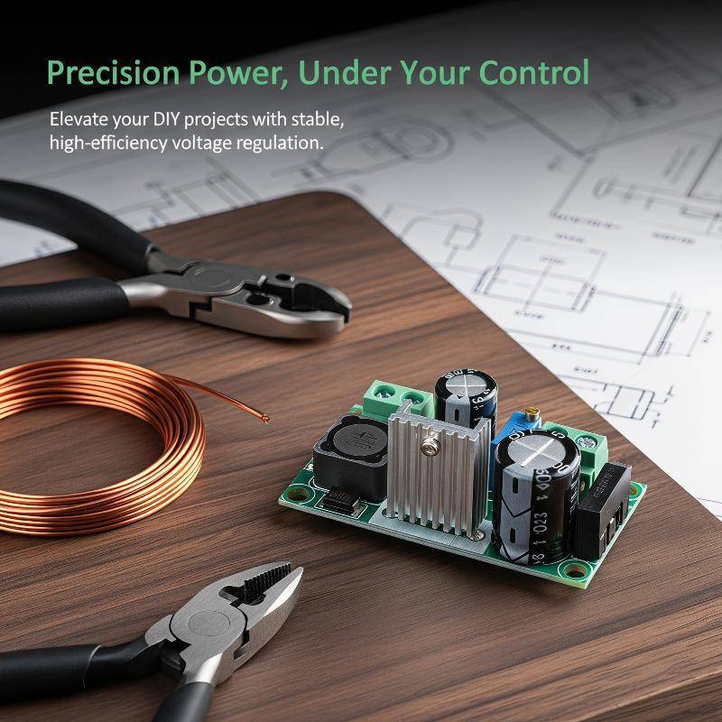 Fashion.shop03 ปรับ LM2596HV Step Down Converter 3A AC DC to DC 5V-50V แหล่งจ่ายไฟสําหรับเครื่องชาร์