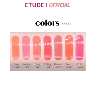 ETUDE Glow Fixing Tint อีทูดี้ ทินต์ฉ่ำโกลว์ ไม่เลอะมาส์ก 4g.