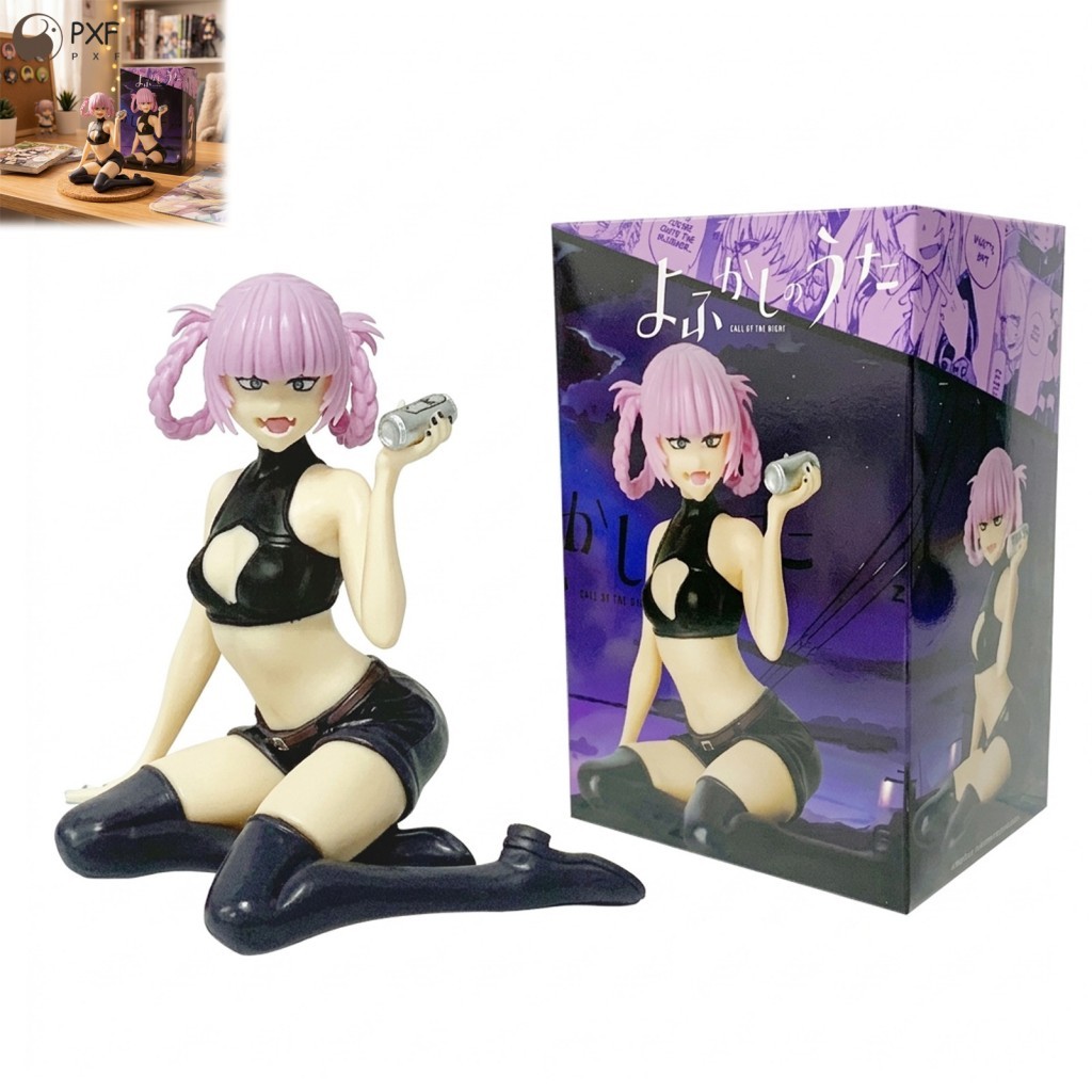 Nanami Shichihoko ท่านั่งหุ่นจาก Yofukashi No Uta อะนิเมะรุ่น PVC สําหรับจอแสดงผล