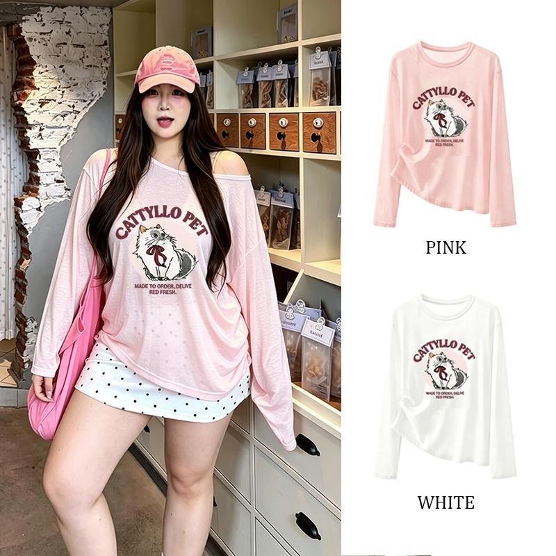 เสื้อแขนยาวป้องกันแดดสไตล์อเมริกันสาวแซ่บฤดูร้อนสุดฮิตดีไซน์โดดเด่นมีเสน่ห์ดึงดูดสายตาได้มากสวมใส่สบายระบายอากาศดีเยี่ยม