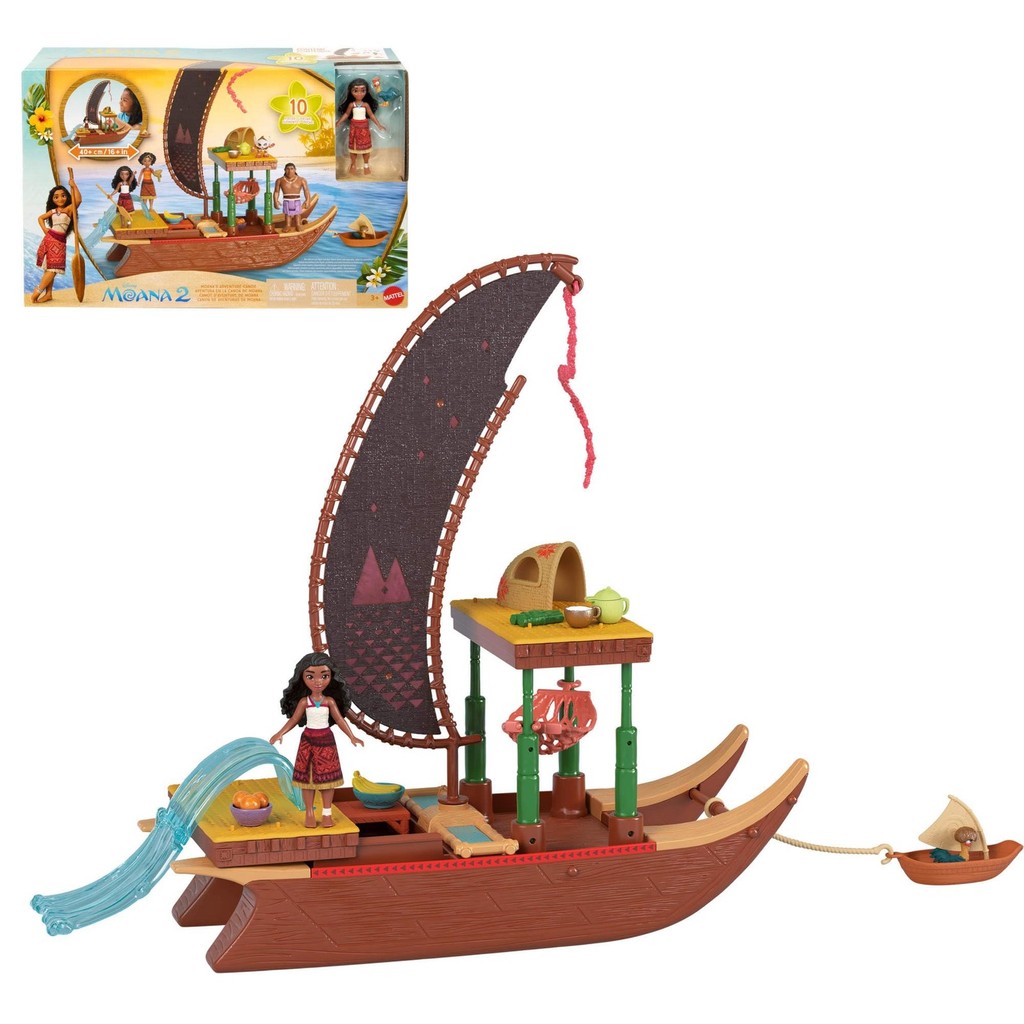 Moana 2 MoanaS Adventure Canoe Playset ACC ใหม่