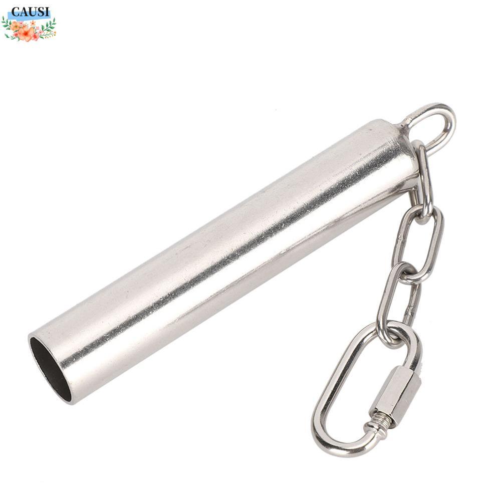 คาอุส กระดิ่งสแตนเลส,วัสดุสแตนเลสเสียงหวานกรงนกของเล่น,ทนทานแขวนออกแบบหนักนกแก้วระฆังของเล่นบ้านสัตว์เลี้ยงของเล่น