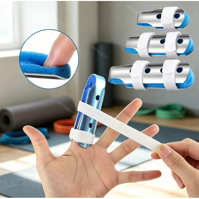 1 ชิ้น Finger Splints Metal Finger Support Finger Stabilizer สําหรับผู้ใหญ่และเด็ก Finger Knuckle Jo
