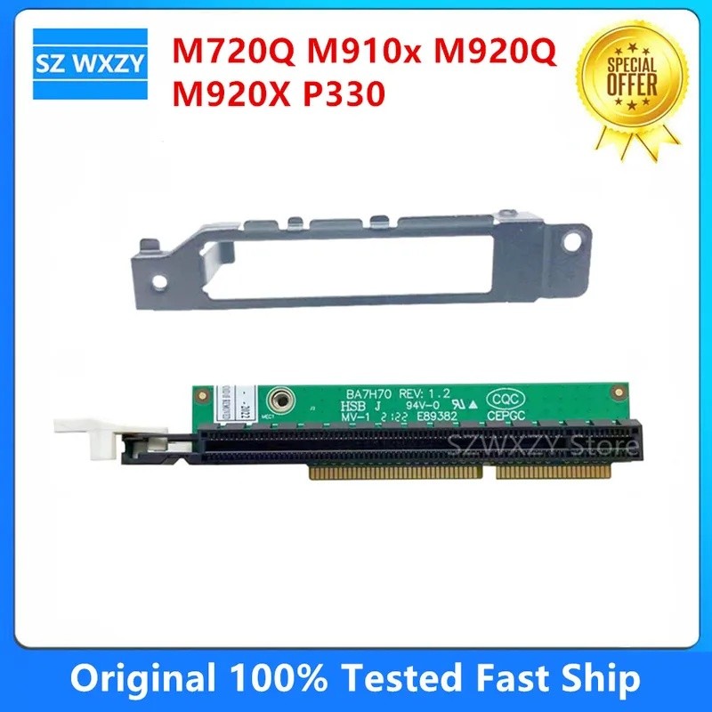 ใหม่ Riser การ์ดสําหรับ Lenovo ThinkCentre M920x M720q ThinkStation P330 PCIE16 01AJ940 ทดสอบ 100% F