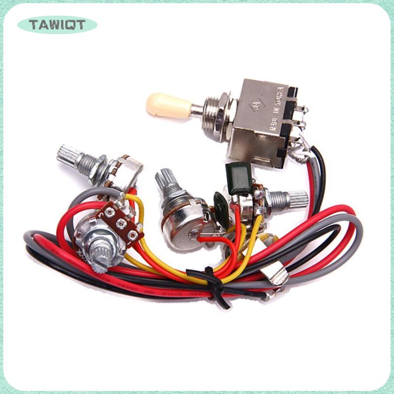 [tawiqt.th] วงจรใหม่สายไฟ 3ox Toggle Pickup Selector 2V/2T/1J สําหรับ LP กีตาร์ไฟฟ้า B