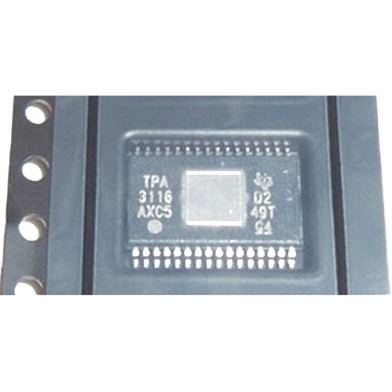 TPA3116D2DADR TPA3116 HTSSOP-32 เครื่องขยายเสียงชิป IC ยี่ห้อใหม่เดิมแท้