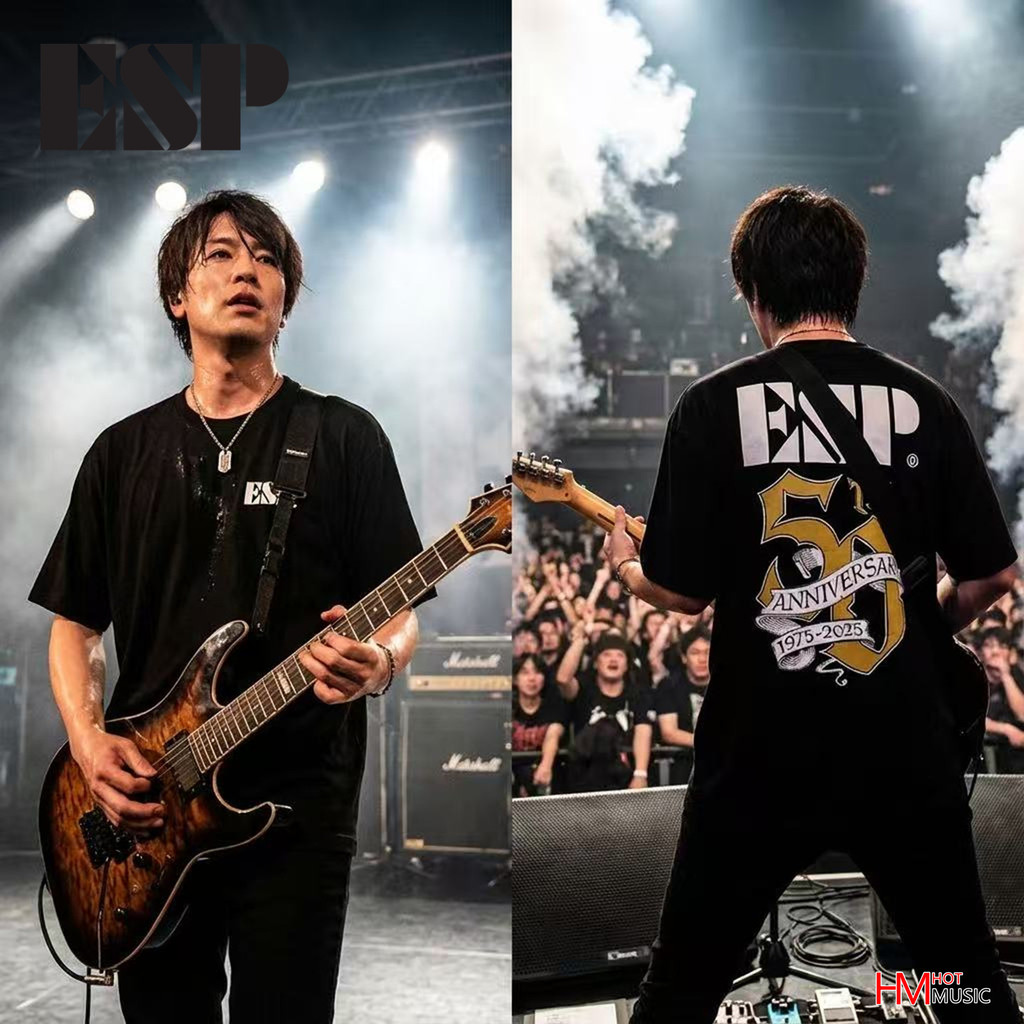 ESP 50th ANNIVERSARY 50th ANNIVERSARY เสื้อยืดขนาด Limited Edition esp50th สินค้า