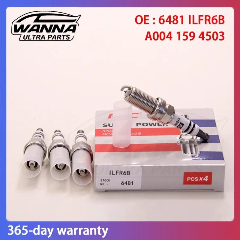 4 ชิ้น OE 6481 ILFR6B A0041594503 หัวเทียน Iridium Platinuim สําหรับ Ford Focus Volvo S60 S80 Subaru
