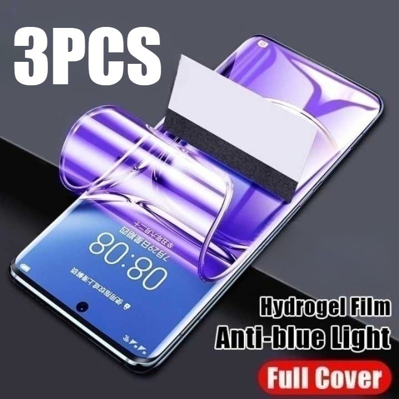 3 ชิ้นป้องกันแสงสีฟ้า Ultra HD Soft Hydrogel ฟิล์ม Matte Frosted Soft Film สําหรับ vivo X300 X300s X