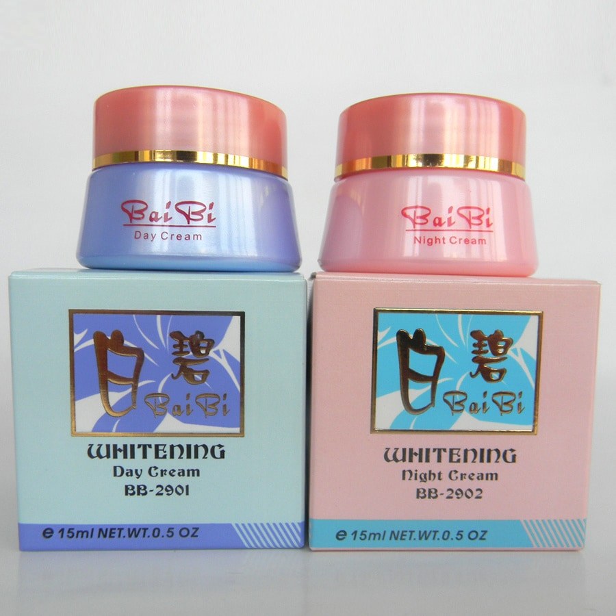 Taiwan Yangge Day Night Cream Set Baibi Morning Night Cream Day Cream+Night Cream Skin Care Set