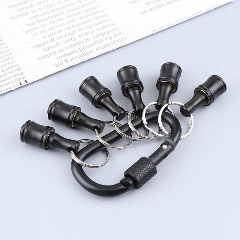 GG 6 ชิ้น/เซ็ต Bit Holder 1/4 นิ้ว Hex ไขควง Bits Holder Extension Bar พวงกุญแจอะแดปเตอร์เจาะ Bits เ