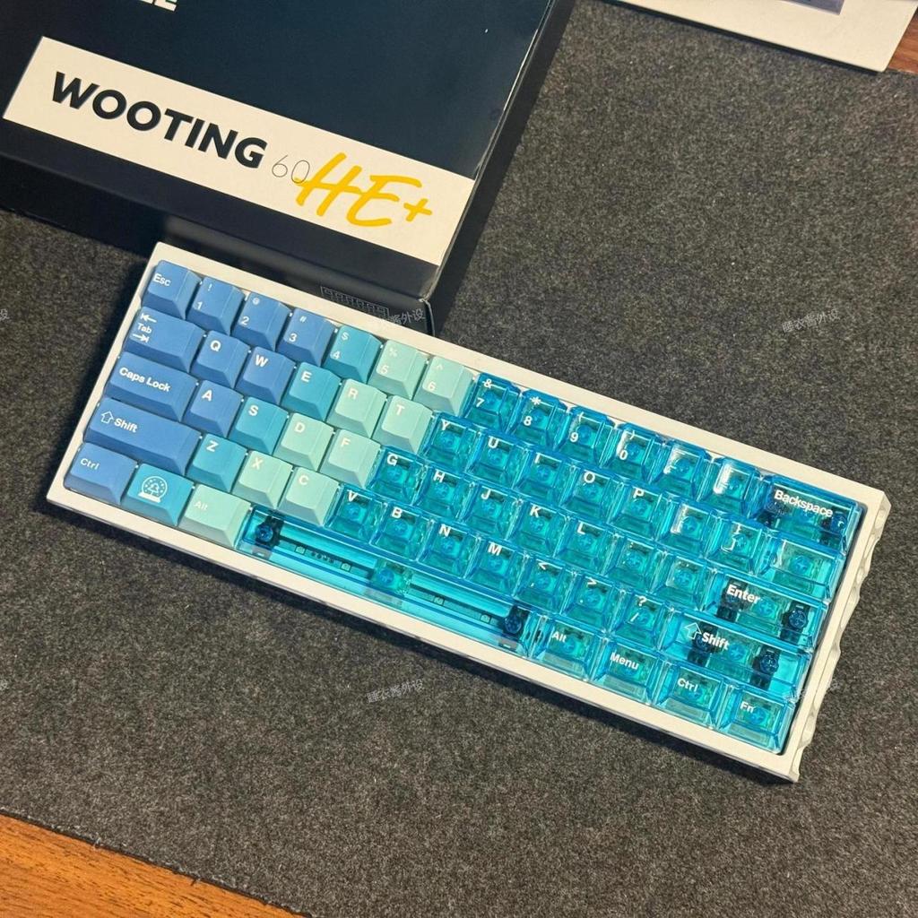 Keycap * ฮาวาย Snow Mountain Keycap PBT Sublimation + PC Shift Printing เหมาะสําหรับคีย์บอร์ดเชิงกลเ