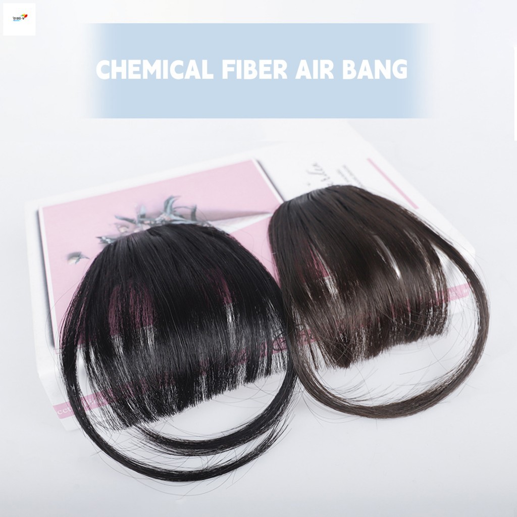 Fringe Bangs วิกผม Bangs Air Bangs แบน Neat Bangs Hair Extension สําหรับจัดแต่งทรงผมปาร์ตี้วันหยุด