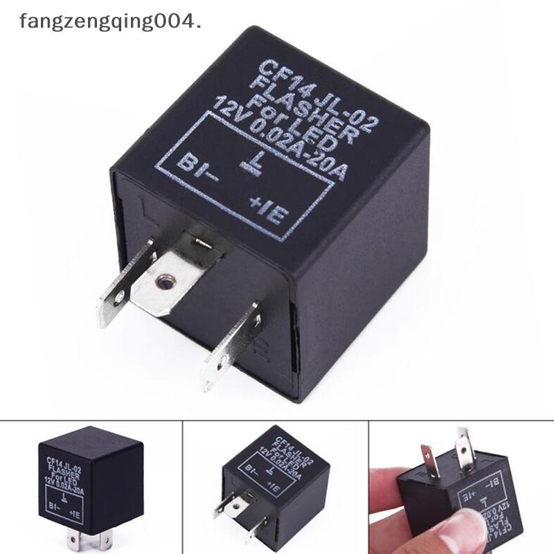 F4TH 3-Pin CF14 JL-02 EP35 รถ LED Flasher รีเลย์ Fix ไฟเลี้ยว Hyper แฟลช 12V f4th