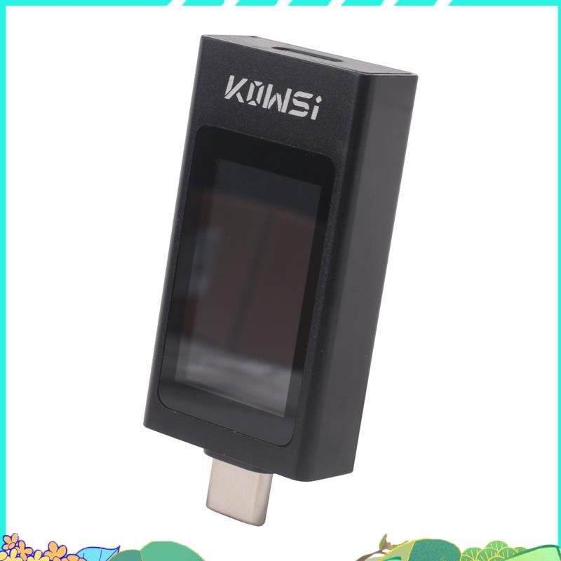 KWS-X1 Type-C Tester DC 3.3-36V 0-12A Digital Voltage Current Detection Meter จอแสดงผล IPS Fast Char