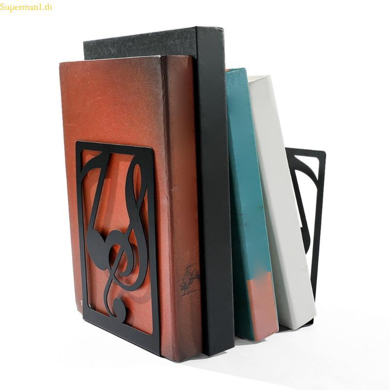 สิ้นสุดหนังสือโลหะที่ดีที่สุดสําหรับชั้นวางโน้ตดนตรี Bookend Heavy Duty Book End Book Stopper
