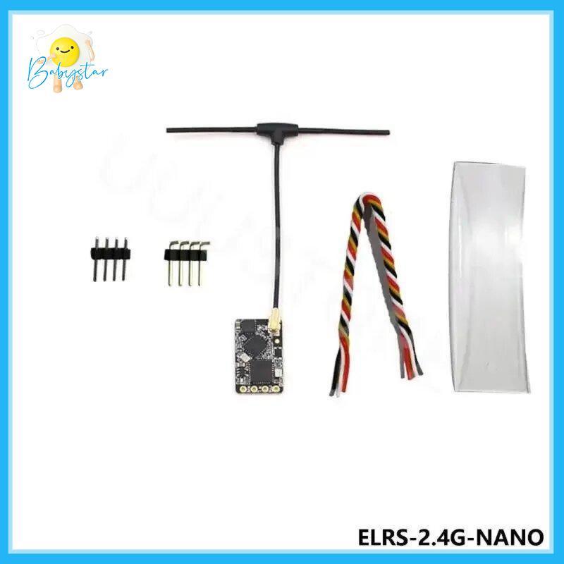 [Inthehot-t] ELRS 2.4G Nano Micro Receiver Latency ต่ําโมดูลสัญญาณรีเฟรชสูงสําหรับผู้ใช้เริ่มต้น FPV