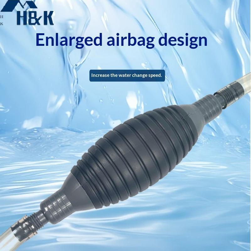 [H&K] Aquarium Gravel Waste Cleaner Siphon Pump ถังปลาที่มีประสิทธิภาพ Water Changer สําหรับ Routine