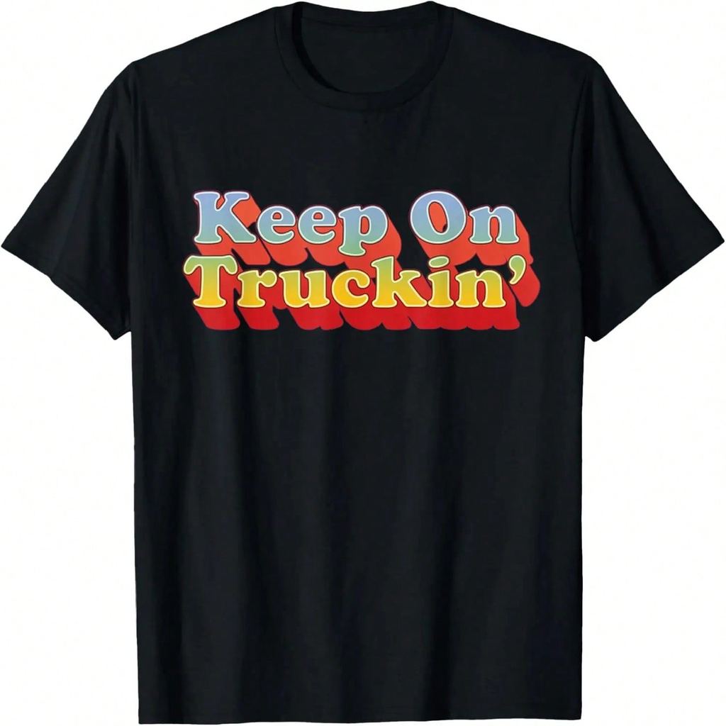 Keep On Trucking Shirt Retro Vintage 70s Style T-Shirt