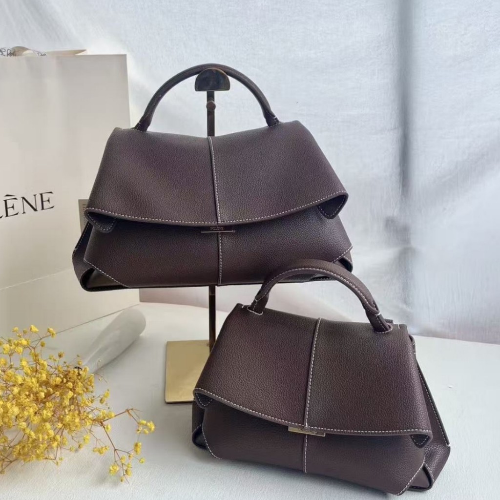 French Berlin Style Series Concubine Bag Niche Genuine Leather Female Bag Tote Bag Fashion One-Shoul
