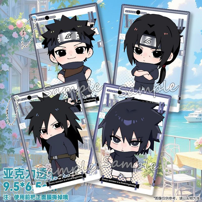 Uchiha Itachi Uchiha Sasuke Naruto Uchiha Family สินค้าอะคริลิคผ่านการ์ด Photocard แขวน Y