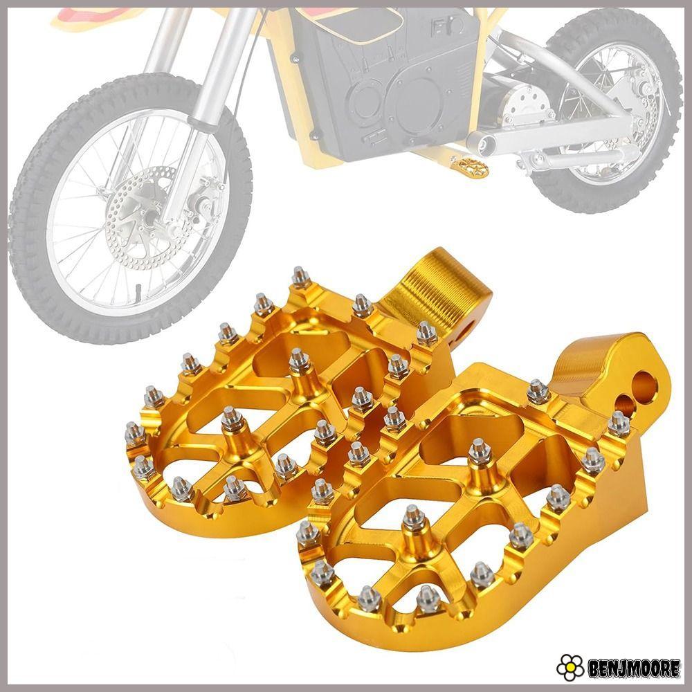 BENJMOORE หมุดเท้าจักรยานสกปรก CNC|ทนทาน Footpegs Rest, Hot Rest Pedal CNC สําหรับ MX 650 500 MX650 