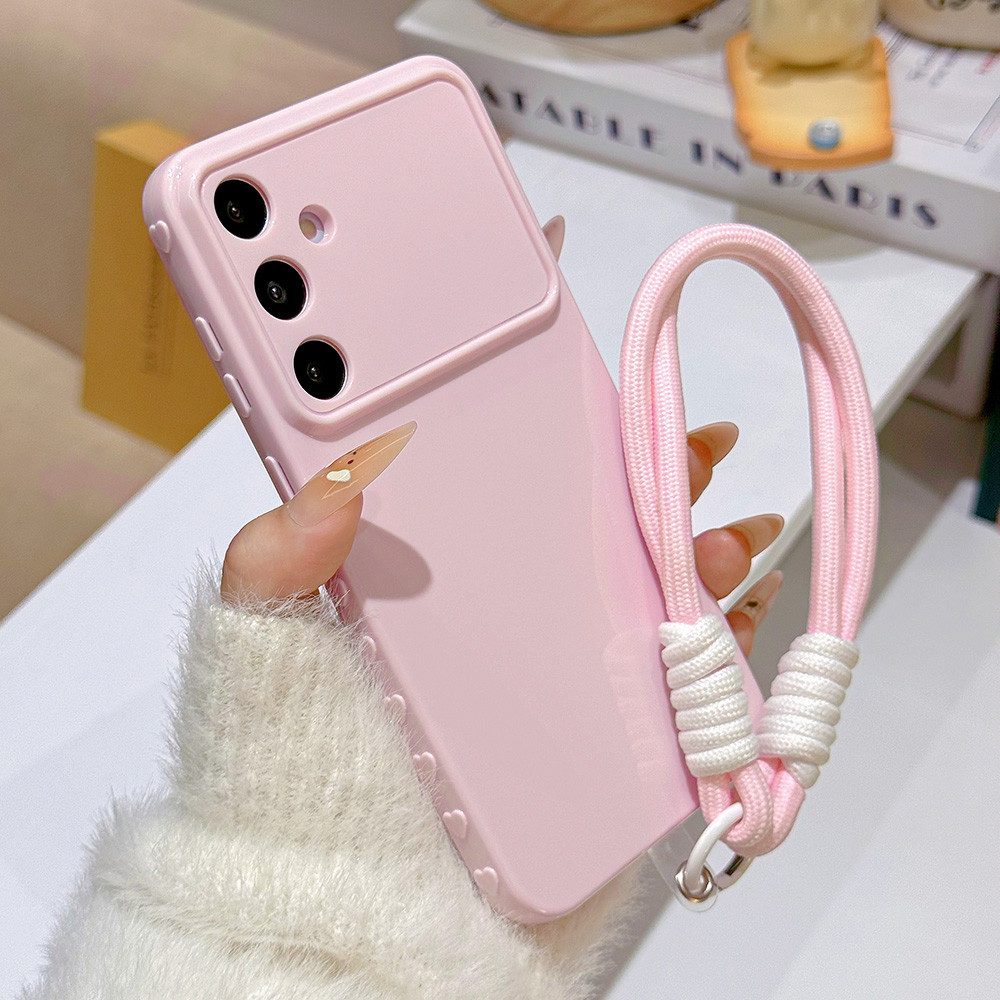 เคส Samsung A37 A17 A07 A57 A05S สีลูกกวาด TPU เคสโทรศัพท์แบบนุ่ม For A16 A26 A36 A54 A56A05 A06 A12 A13 A14 A15