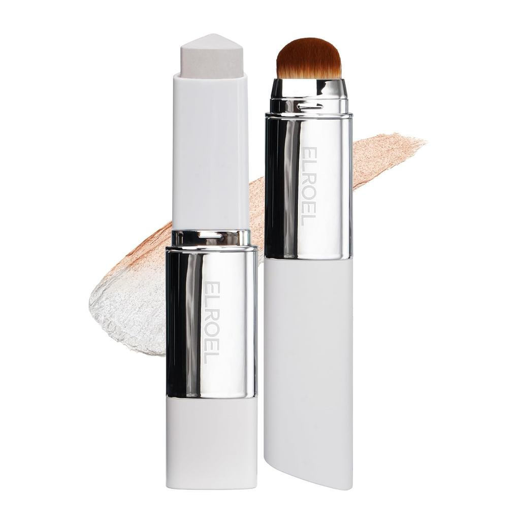 ELROELBlancCoverStickV-เกาหลีColor-ChangFoundationStickwithVolufiline-MediumtoFullCoverageDewyFinish