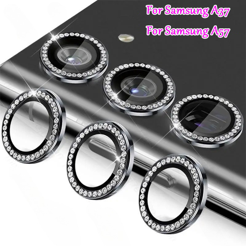 ฟิล์มกันรอยเลนส์กล้องฟิล์มกล้องเพชร สำหรับ Samsung Galaxy A37 5G / A57 5G / A16 5G / A35 / A55 Bling
