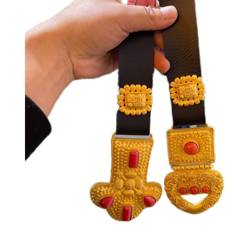 CH~Children's Tibetan-style pendants, Tibetan clothing accessories, Tibetan jewelry, alloy material 