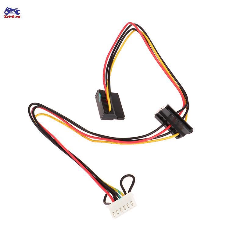 XOITOP 6Pin ถึง 2-Port HDD SATA Power Soet Cable Conector สําหรับคอมพิวเตอร์เมนบอร์ด Nitro N50-610 D