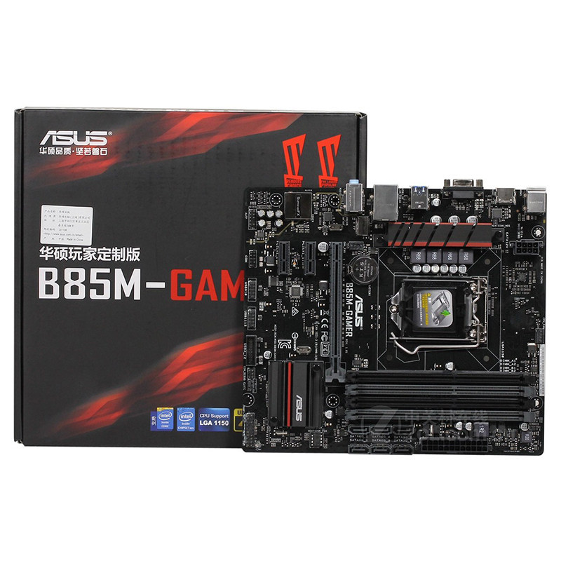 [มือที่สอง] Asus/Asus B85M-GAMER 1150-Need Deluxe กระดานขนาดเล็กแบบบูรณาการกราฟิกการ์ด 4 DDR3 สีคอมโ