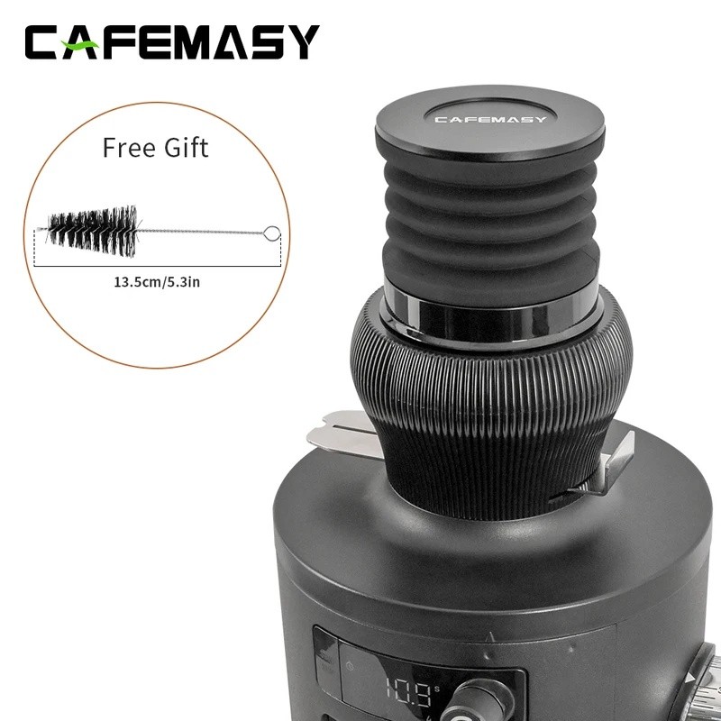HZY CAFEMASY เมล็ดกาแฟเครื่องบดเดี่ยว Dose Hopper เครื่องบดกาแฟทําความสะอาดเครื่องมือซิลิโคน Bellows