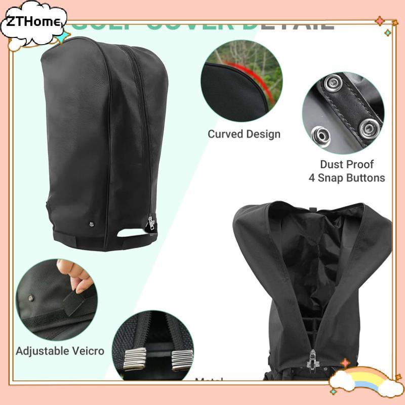 BEK ถุงกอล์ฟ Rain Cover กันฝุ่น Rain Hood Club Protector ถุงกอล์ฟแบบพกพา Rain Cover สําหรับถุงกอล์ฟแ