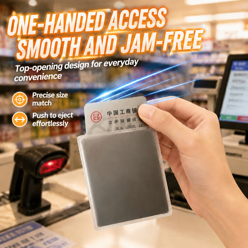 RFID/ID Card Holder/Privacy ID Card Case/RFID Blocking Card Holder/Anti Scan Card Sleeve/ผู้ใช้เดินท