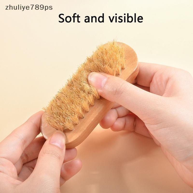 Zhuliye789ps] ไม้ทําความสะอาดเล็บแปรงเล็บเท้านุ่มลบฝุ่นเล็บแปรงไฟล์เครื่องมือดูแลด้วยเชือกแขวนขัดผิว