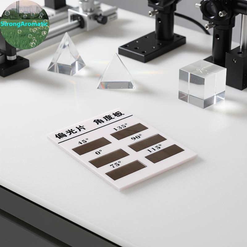 StrongAromatic LCD Polarizer Test แผง 0/45/90/135 องศา Long Lifespan Polarizing ฟิล์มสําหรับทุกชนิดซ