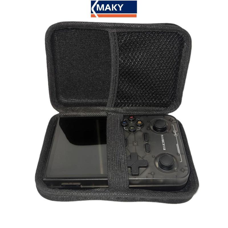 MAKY แบบพกพา R36S R35S R36pro กรณีเกมคอนโซล RG34XX K36 กระเป๋ากันกระแทกฝาครอบเปลือกป้องกันกรณีของขวั
