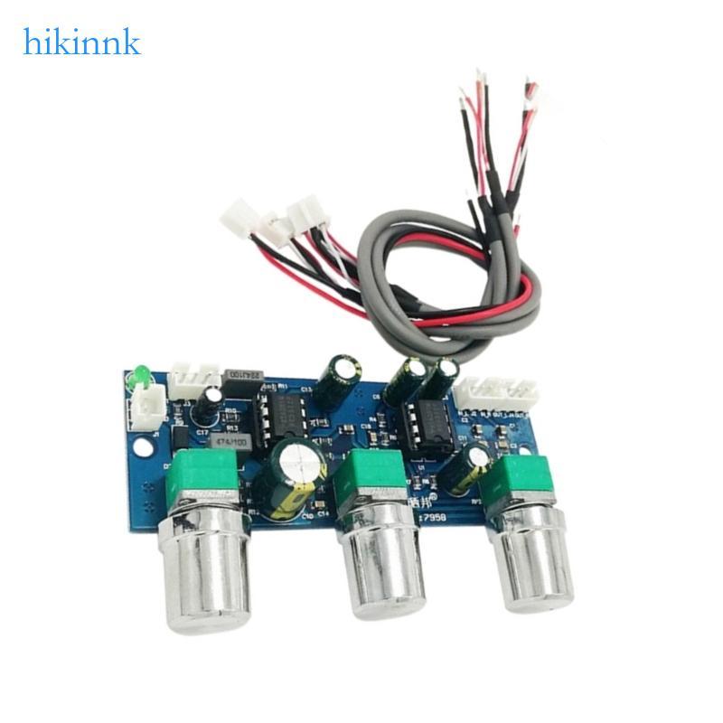 HIKI NE5532 2 1CH Preamp โมดูล Passive Tone Control และวงจรกรองซับวูฟเฟอร์