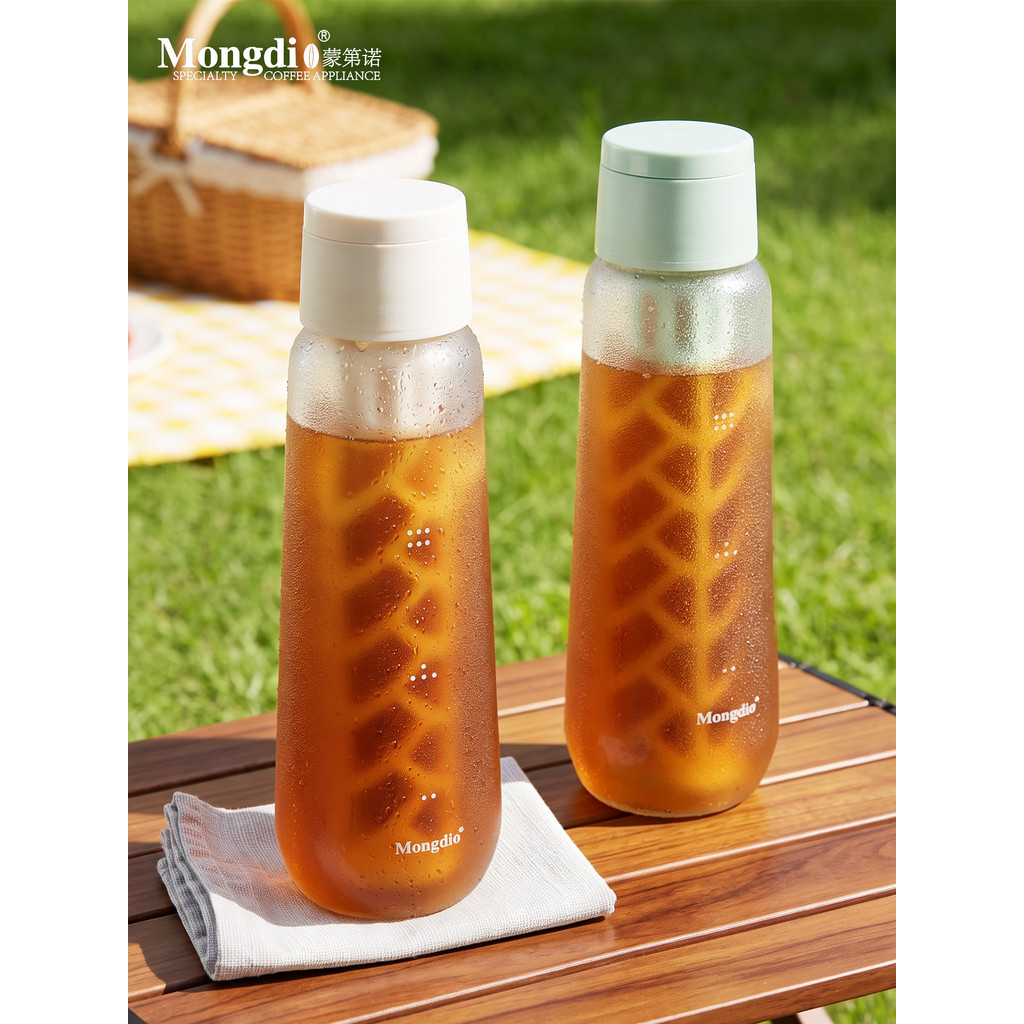 Mongdio Coffee Cold Brew Pot Glass Cold Brew Pot หม้อต้มกาแฟ Cold Brew Cup Frosted Conical Cold Brew