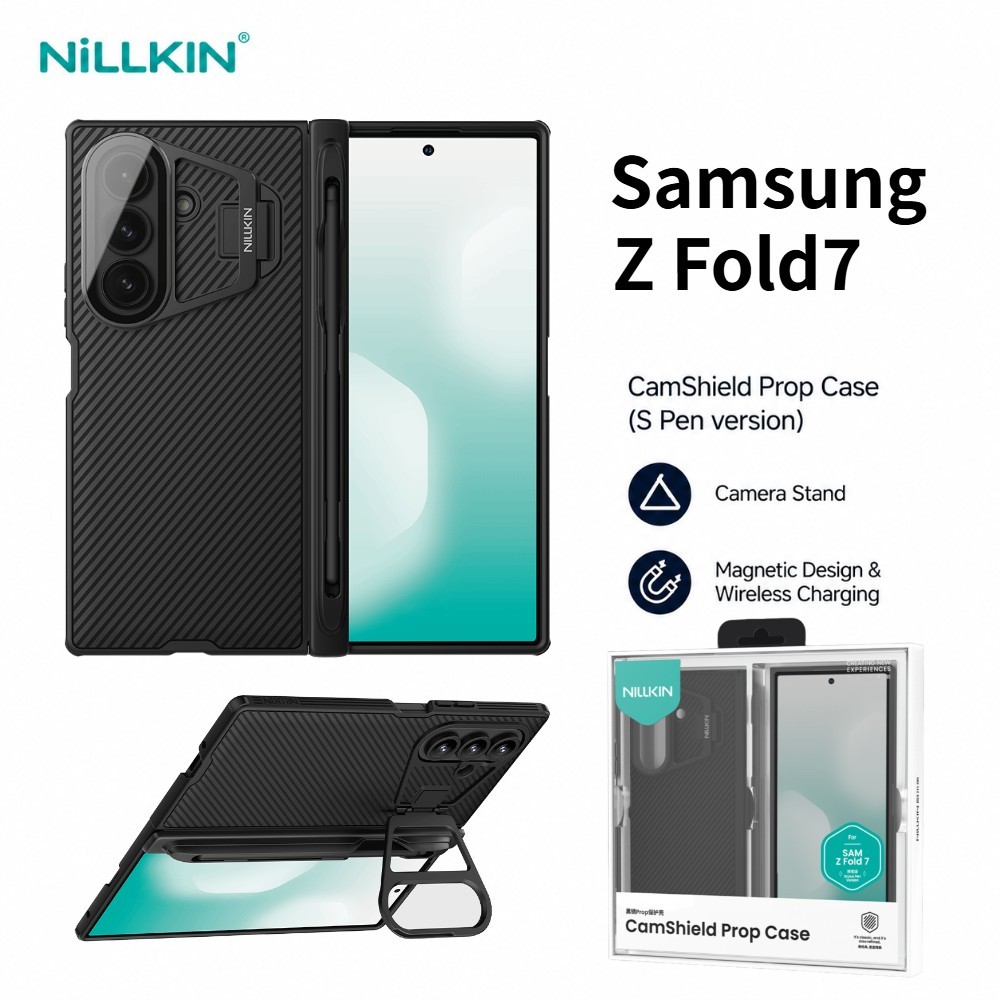 NILLKIN เคส สำหรับ Samsung Galaxy Z Fold 7 Fold7 ป้องกันกล้อง กันฝุ่น กันกระแทก CA4014