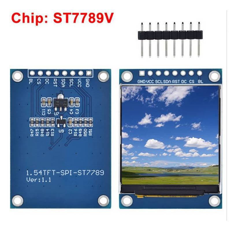 Annapursky 1.54 นิ้วสี IPS TFT จอแสดงผล LCD โมดูล 240x240 SPI ST7789V สําหรับ TH