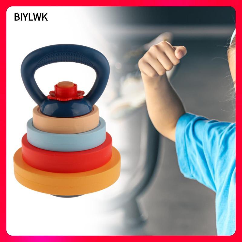 [Phenovo] Kids Kettlebell Dumbbell Fitness Set , Workout Kettlebell Dumbbell Playset ,