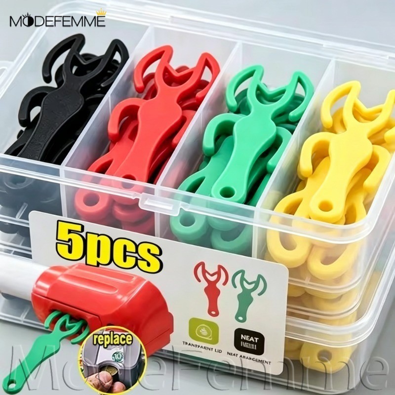 [H&L] Shopping Trolley Unlock Token - Elastic Double-Claw Gadgets - Supermarket Trolley Release Tool
