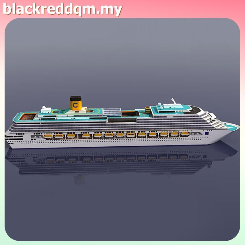 BLDQM Cruise Ship Paper Model Cruise Ship 3D Papercrafts Model DIY Puzzle Manual Papercrafts Toy .