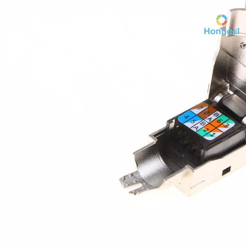 {Honyge1} Shielded Toolless RJ45 Connector Cat8 Cat7 Cat6A เหมาะสําหรับห้องเซิร์ฟเวอร์ใช้ใหม่