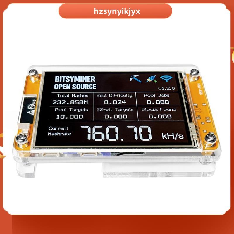 hzsynyikjyxNMMinerNordMiner V2 780KH/S -, Smart Display Crypto Solo 750KH/S Bitcoin Mining ASIC Simu