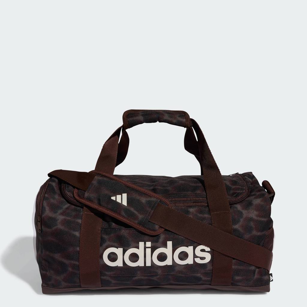 Adidas Lifestyle LINEAR PRINTED DUFFEL BAG adidas Unisex สีน้ําตาล KD2179