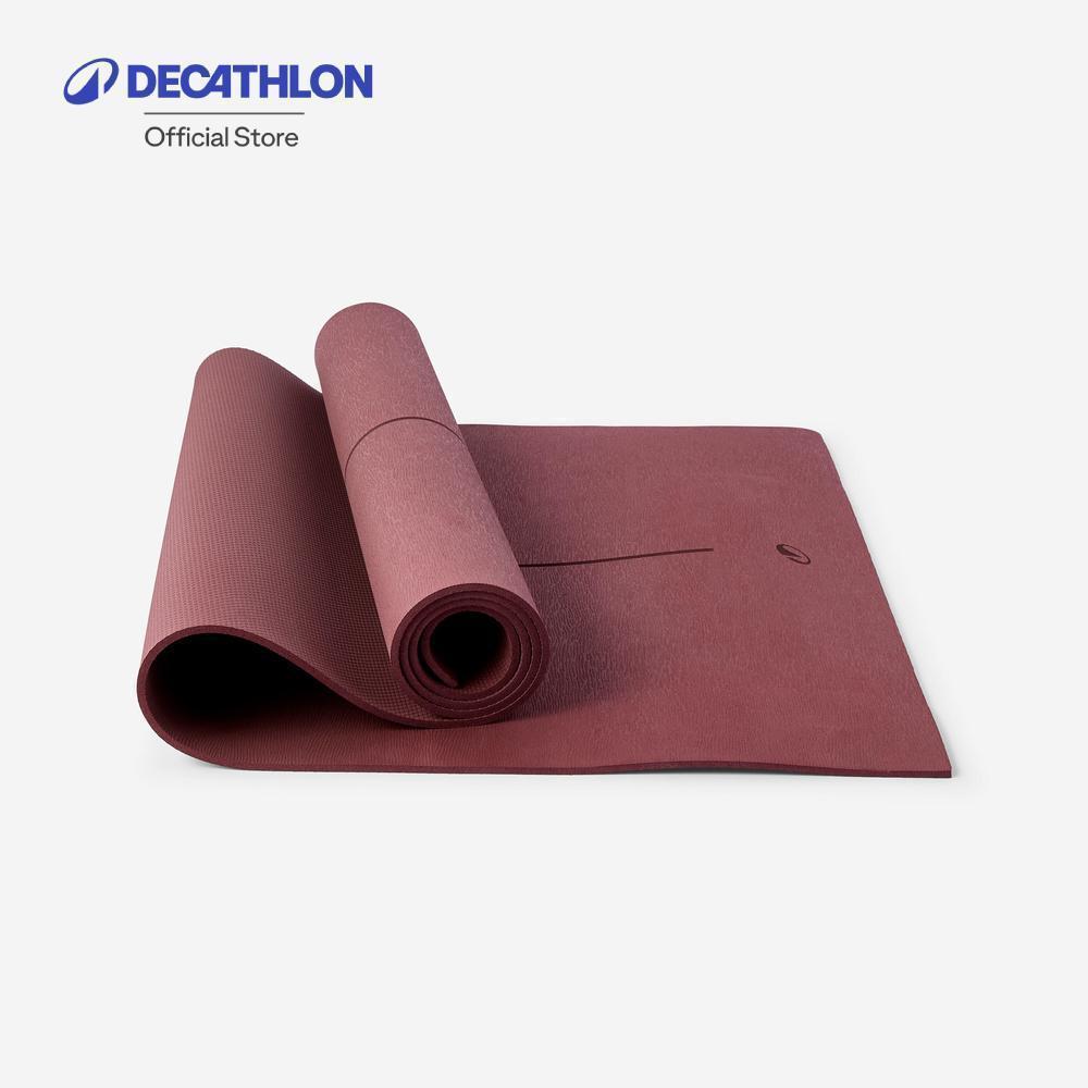 Decathlon 5 Mm Grippy And Comfortable Beginner Yoga Mat เสื่อโยคะสำหรับผู้เริ่มต้น หนา 5 มิลลิเมตร - Brown